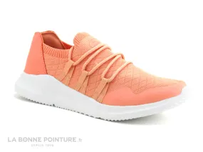 Achat chaussures Galop Femme Chaussure de Sport, vente Galop L31306-352 Coral - Basket maille corail