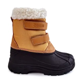 Bottes De Neige Enfant Sur Velcro Big Star KK374237 Camel orange