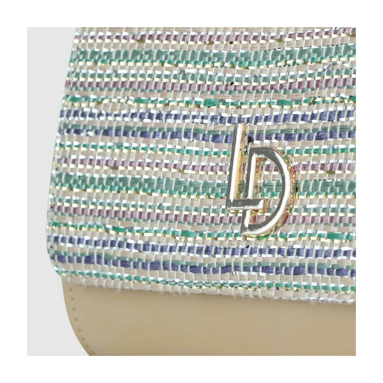 Sac porté épaule style shoulder effet raphia multicolore. I LODI Sacs pour femme online.