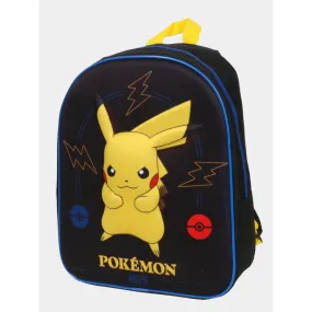 Sac à dos 3d pikachu noir enfant - Pokémon | wimod