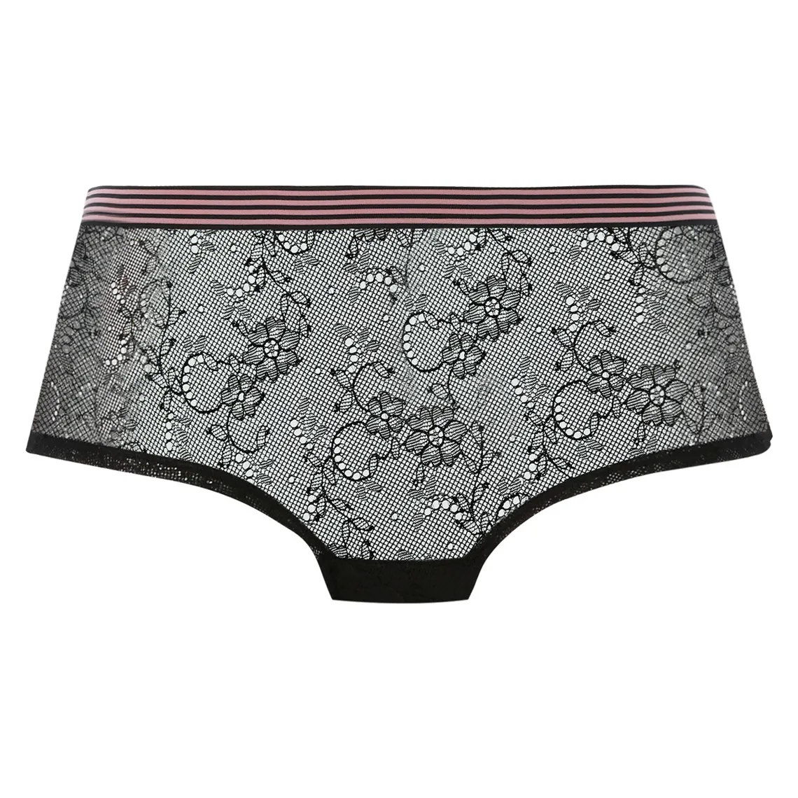 Shorty BLACK ROSE noir Freya en nylon | 3 Suisses